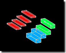 3D Graphics toolbar - Clipping example - remainder - cross section steep