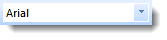 Format Toolbar - Font drop-down list