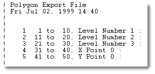 Polygon Import File Header