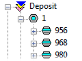 Database options - Display record number in structure (deselected)