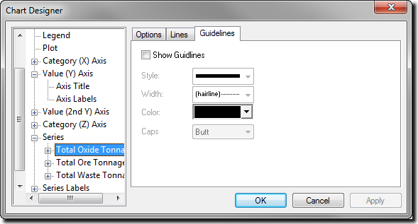 Chart Designer - Fomatting Guidelines