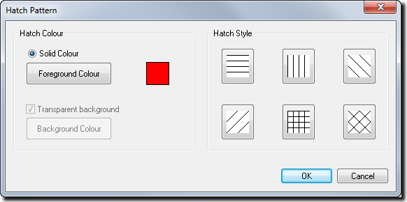 Shading tab - Hatch Pattern