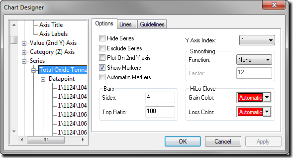 Chart Designer - Bar Shapes