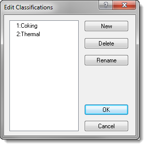 Manually Defining Classifications