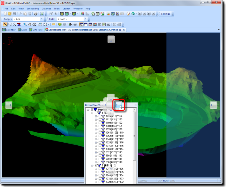 Spatial Data Plot Window - Guide Diamonds - Docking Views - 2