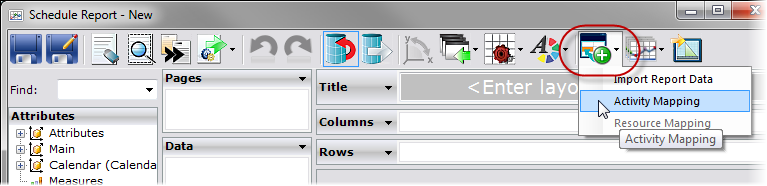 select activity mapping