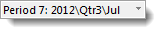 Schedule Status Time Controls - Period Drop-down list
