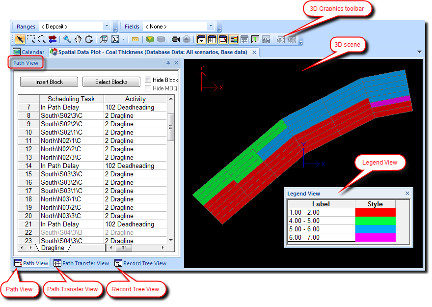 Spatial Data Plot Window