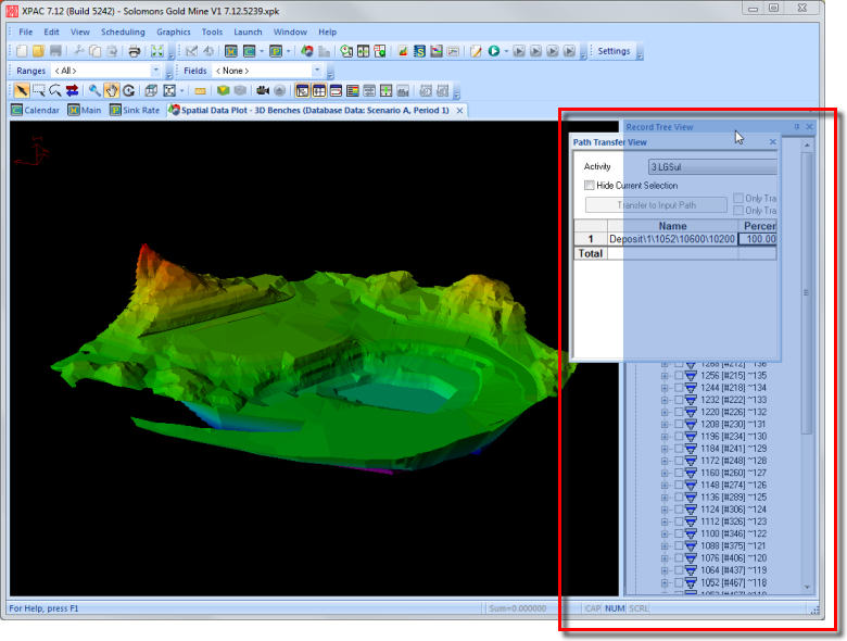 Spatial Data Plot Window - Layering Views