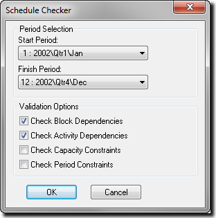 schedule checker 1