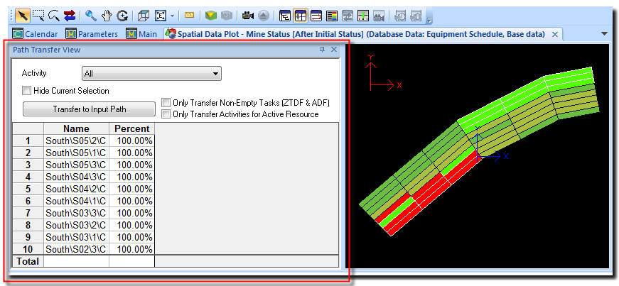 Path Transfer View